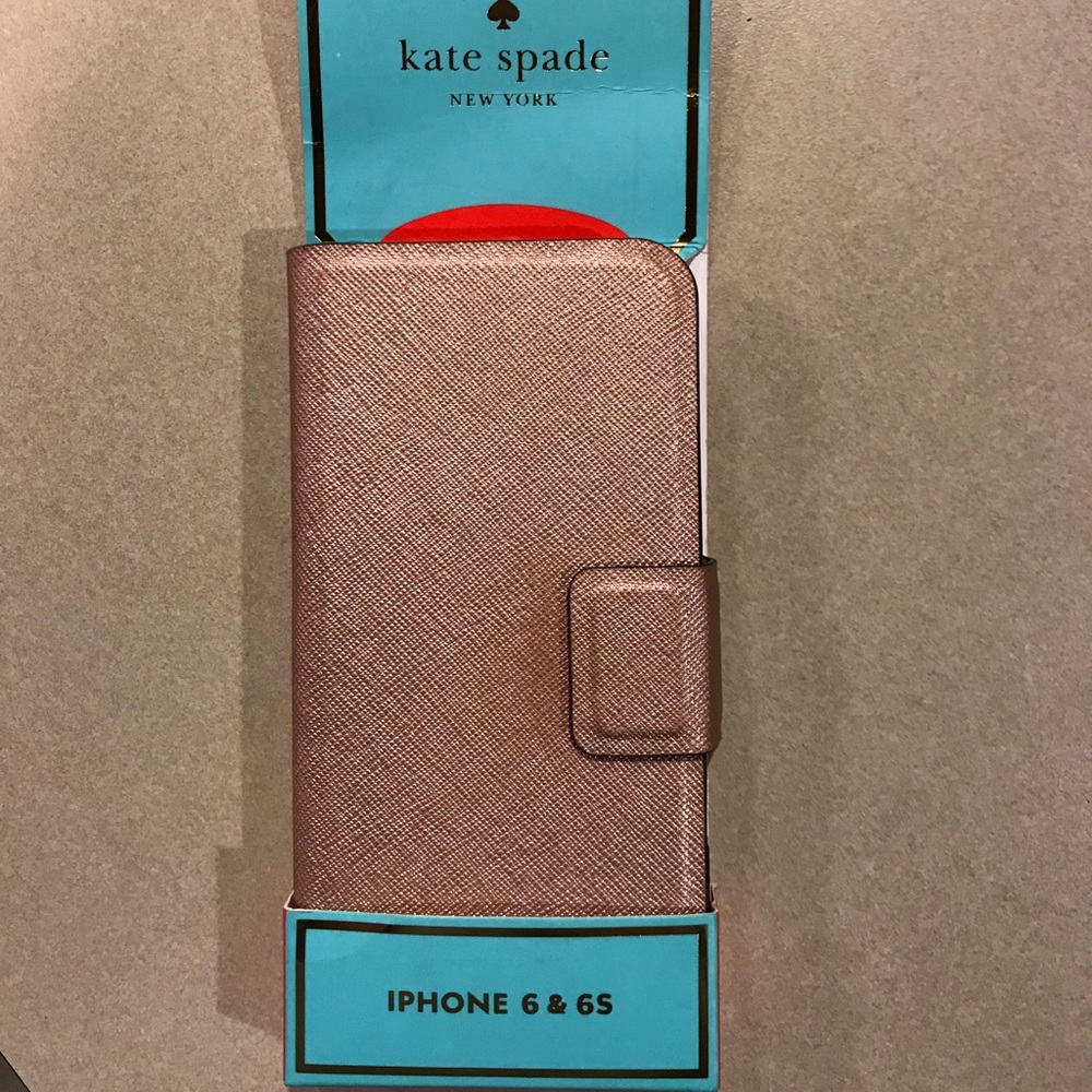 Kate Spade Rose Gold IPhone 6 & 6S Folio Case